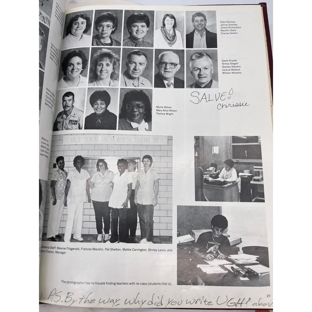 1989 John M Langston Junior High School Legend Year Book Vol 32